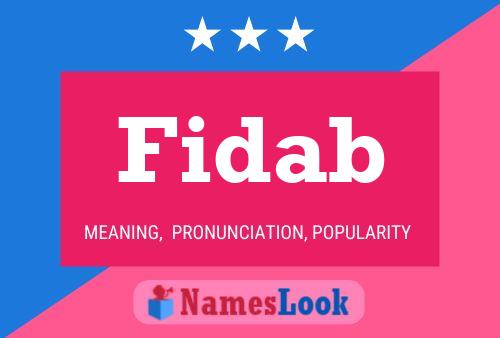 Póster del nombre Fidab