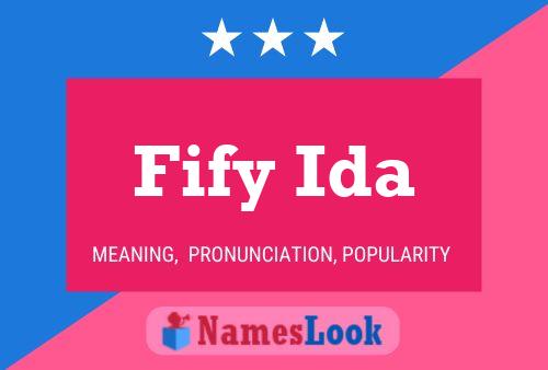 Póster del nombre Fify Ida