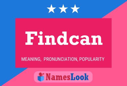 Póster del nombre Findcan