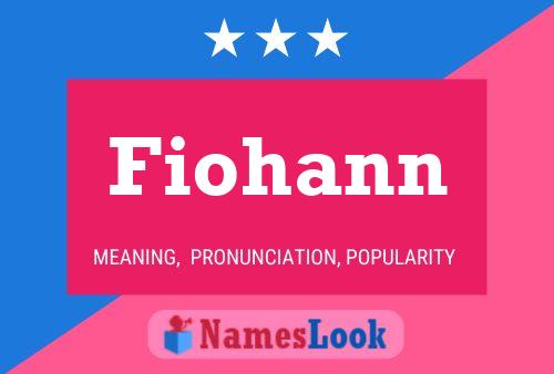 Póster del nombre Fiohann