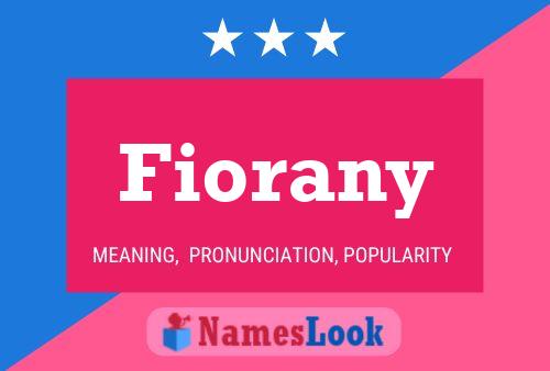 Póster del nombre Fiorany