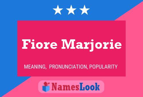 Póster del nombre Fiore Marjorie