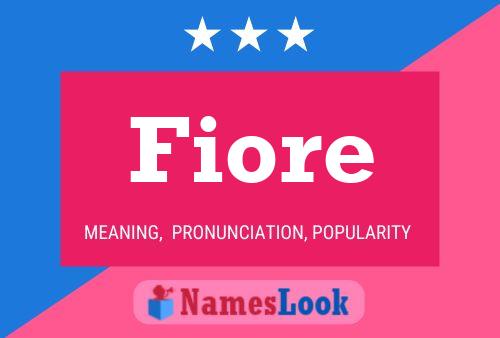 Póster del nombre Fiore