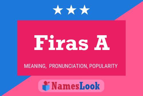 Póster del nombre Firas A