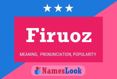 Póster del nombre Firuoz