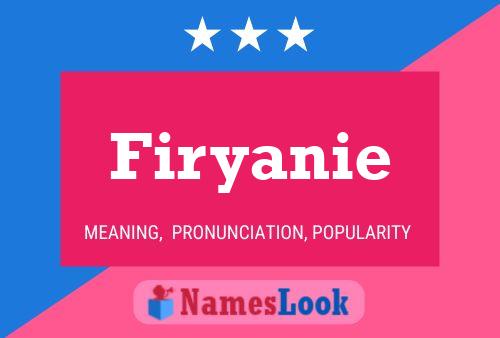 Póster del nombre Firyanie