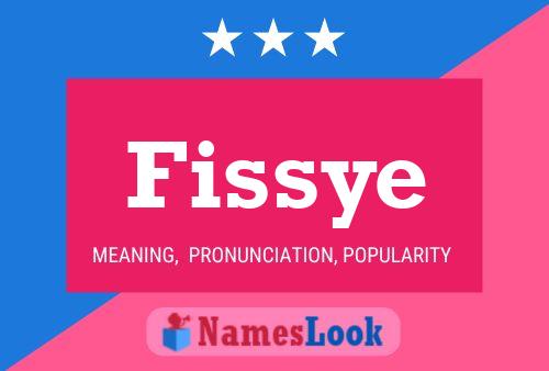 Póster del nombre Fissye