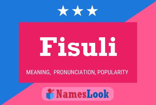 Póster del nombre Fisuli