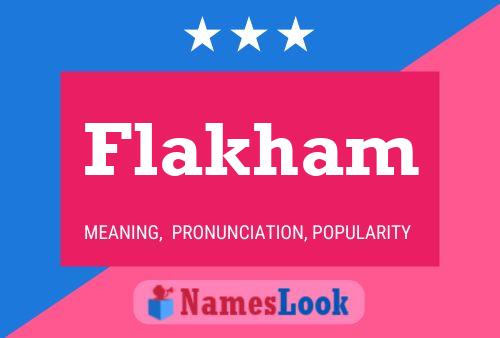 Póster del nombre Flakham