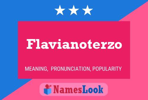 Póster del nombre Flavianoterzo