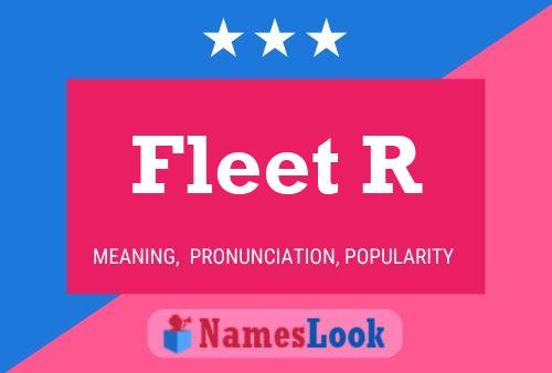 Póster del nombre Fleet R