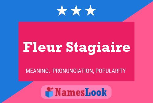 Póster del nombre Fleur Stagiaire