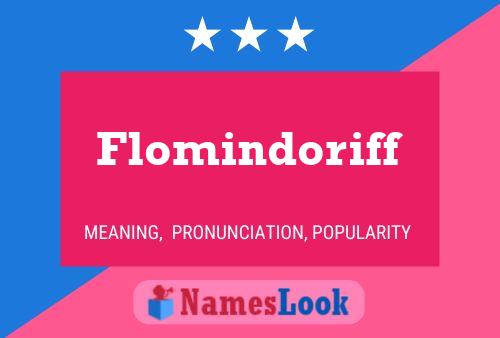 Póster del nombre Flomindoriff