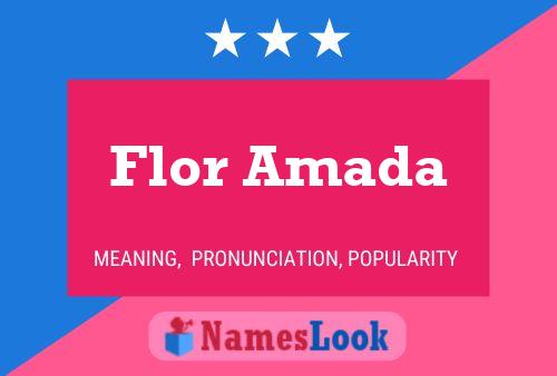 Póster del nombre Flor Amada