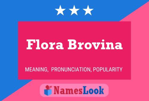 Póster del nombre Flora Brovina