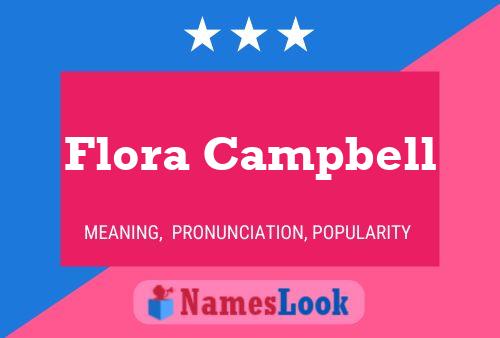 Póster del nombre Flora Campbell