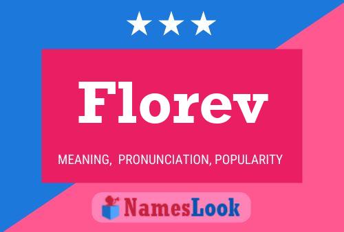 Póster del nombre Florev