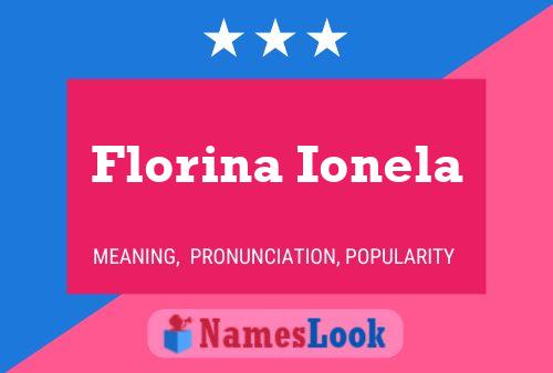 Póster del nombre Florina Ionela