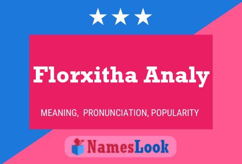 Póster del nombre Florxitha Analy