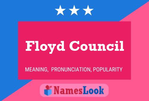 Póster del nombre Floyd Council