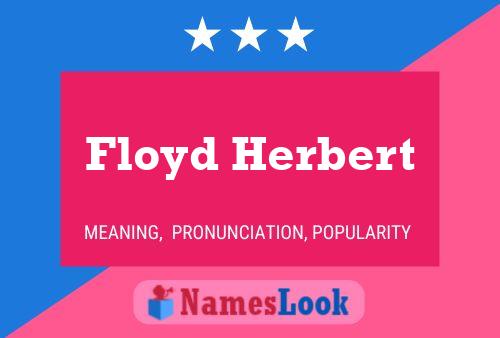 Póster del nombre Floyd Herbert