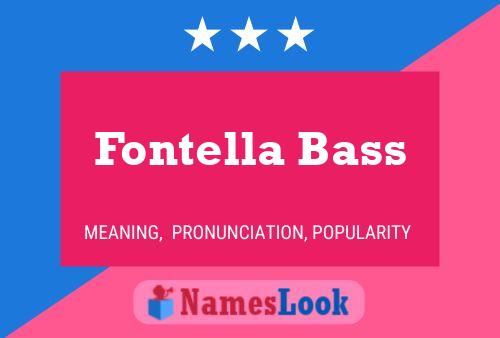 Póster del nombre Fontella Bass