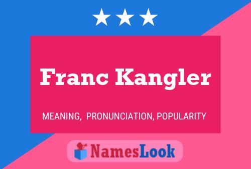 Póster del nombre Franc Kangler