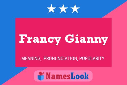 Póster del nombre Francy Gianny