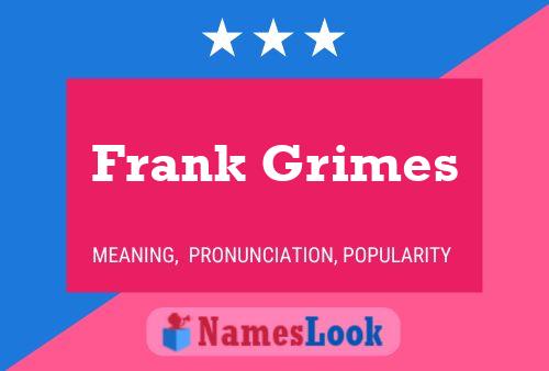 Póster del nombre Frank Grimes