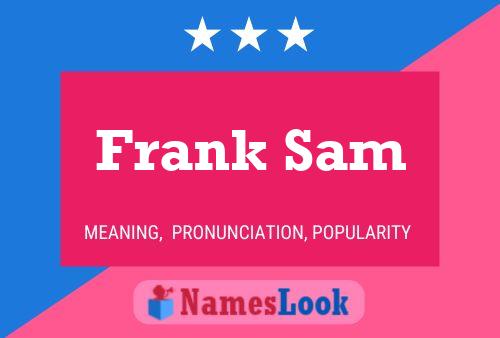 Póster del nombre Frank Sam