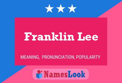 Póster del nombre Franklin Lee