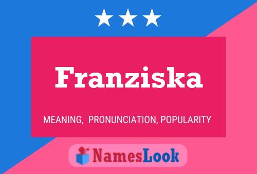 Póster del nombre Franziska