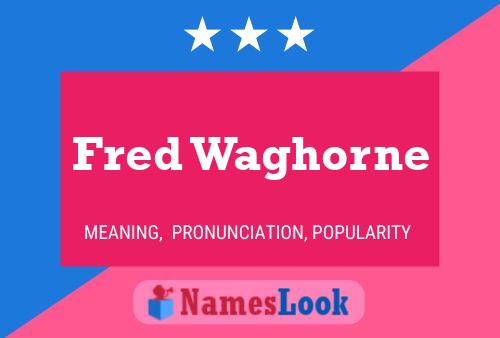 Póster del nombre Fred Waghorne