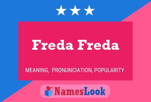 Póster del nombre Freda Freda