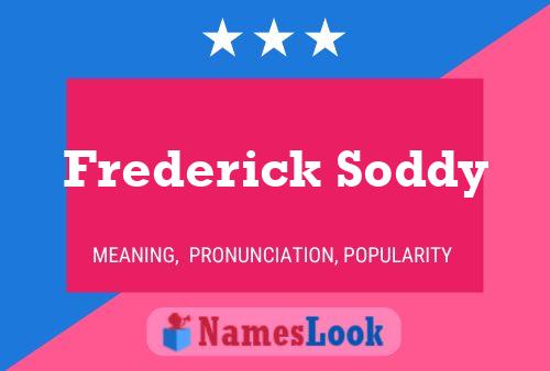 Póster del nombre Frederick Soddy