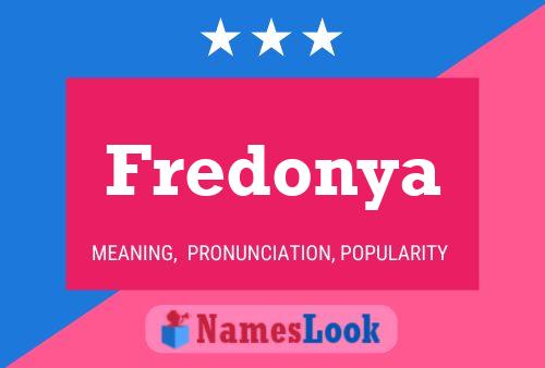 Póster del nombre Fredonya