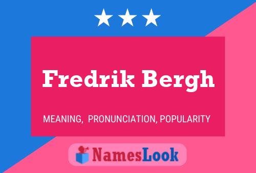 Póster del nombre Fredrik Bergh