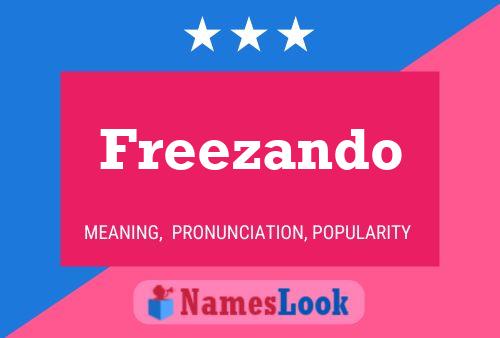 Póster del nombre Freezando