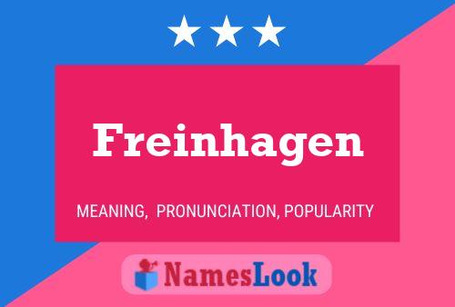 Póster del nombre Freinhagen