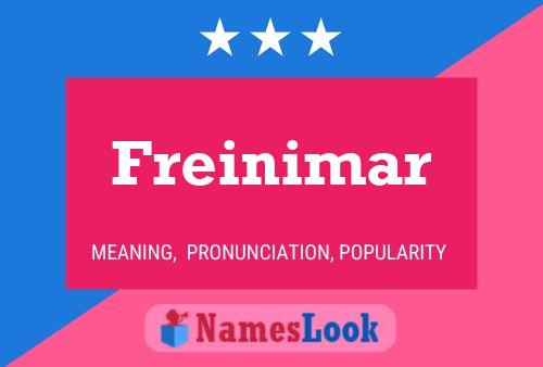 Póster del nombre Freinimar