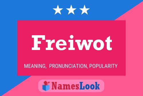 Póster del nombre Freiwot