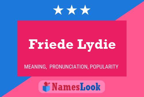 Póster del nombre Friede Lydie