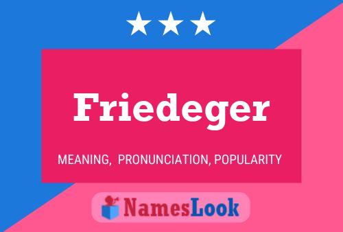 Póster del nombre Friedeger