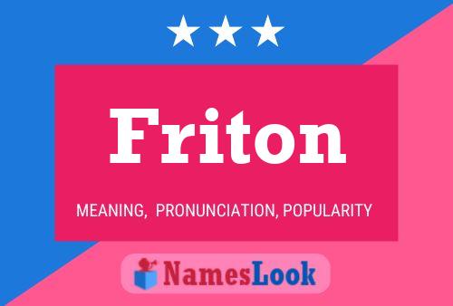 Póster del nombre Friton