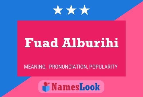 Póster del nombre Fuad Alburihi