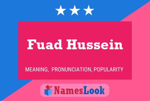 Póster del nombre Fuad Hussein