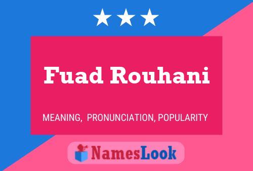 Póster del nombre Fuad Rouhani