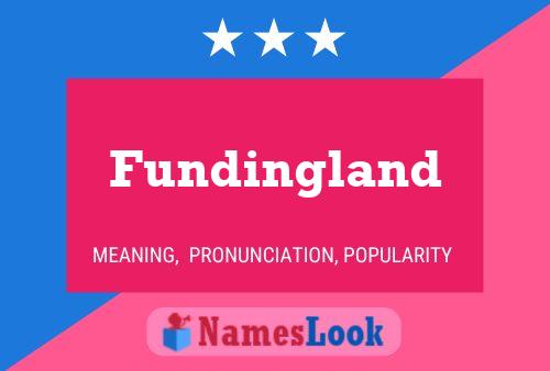 Póster del nombre Fundingland