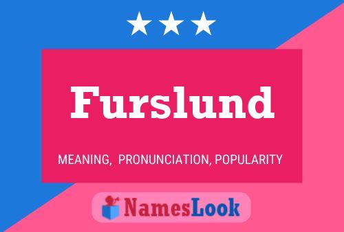 Póster del nombre Furslund