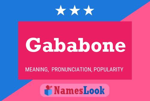 Póster del nombre Gababone